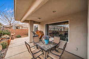 View of patio