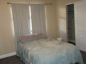 Bedroom featuring a closet