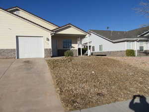 Ranch-style house with a garage