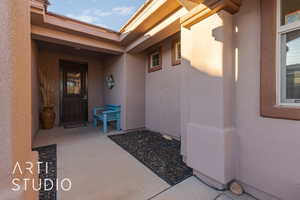 View of entrance to property