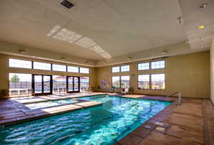 View of community indoor pool