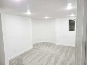 4th bedroom with carpet floors