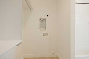 ADU Closet with Laundry Hookup