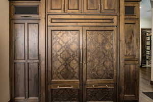 Room details featuring wood-type flooring