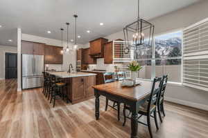 Mountain Views from Kitchen