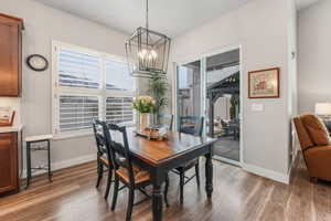 Eat-In Kitchen with Upgraded Lighting