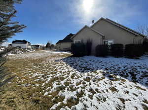 View of snow covered exterior