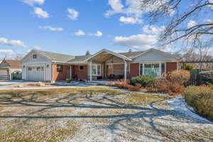 Ranch-style house with a garage