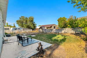 View of yard featuring a patio area