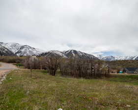 Mountain view with a rural view