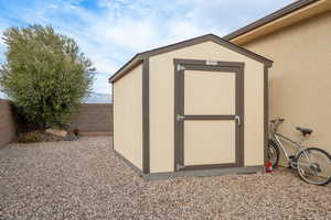 View of outbuilding