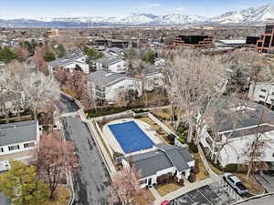 Aerial of Outdoor Pool