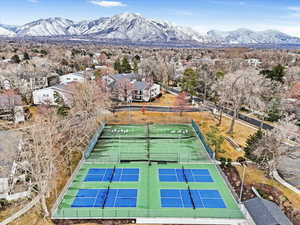 Aerial of Tennis & Pickleball Courts