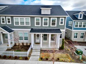 View of front of property with covered porch