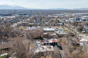 Bird's eye view featuring a mountain view