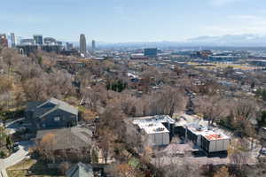 Drone / aerial view with a view of city