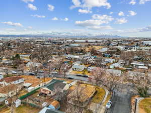 Bird's eye view featuring a mountain view