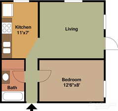 View of floor plan / room layout