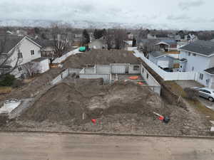 Birds eye view of property featuring a residential view