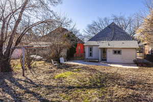 Back of house featuring a patio area