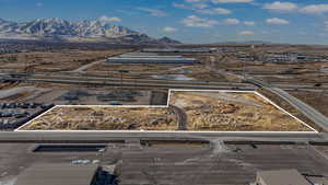 Bird's eye view featuring a mountain view