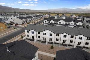 Bird's eye view featuring a mountain view