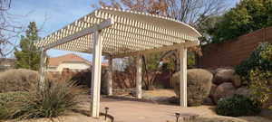 View of patio