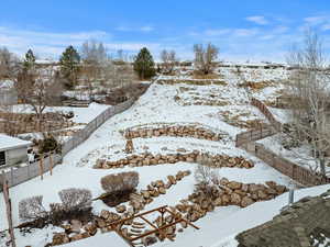 View of snowy yard