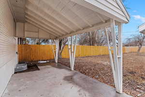 View of patio