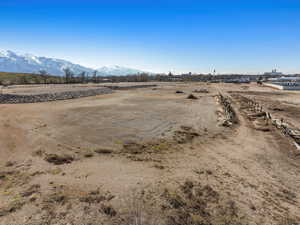 Property view of mountains with a rural view