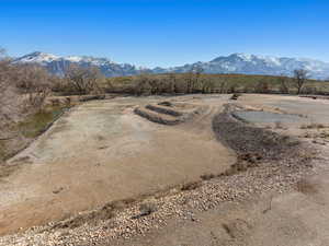 View of mountain feature with a rural view