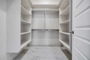 View of spacious closet