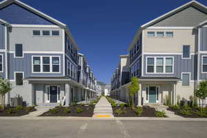 View of road with a residential view