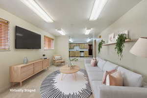 Living Room Virtually Staged