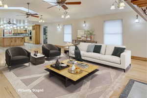 Living Room Virtually Staged