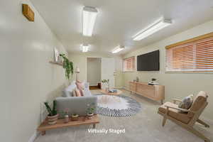 Living Room Virtually Staged