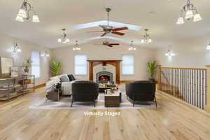 Living Room Virtually Staged