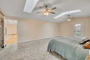 Primary Bedroom with Balcony