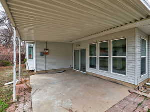 View of patio