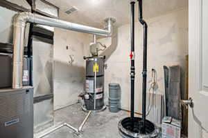 Utilities featuring secured water heater
