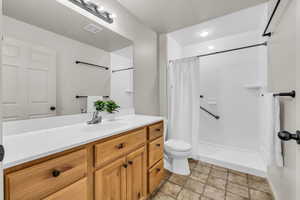 Primary bath with walk-in shower