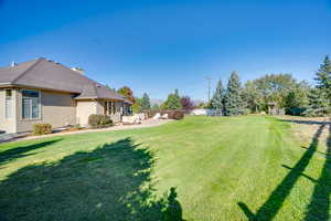 View of yard featuring a patio area