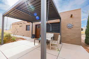 View of patio