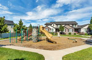 View of jungle gym