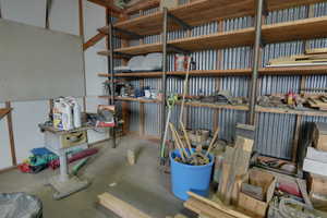 View of storage room