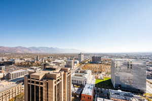 View of city with a mountain view