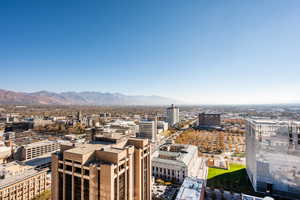 View of city with a mountain view