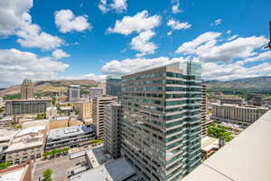 Property's view of city with a mountain view