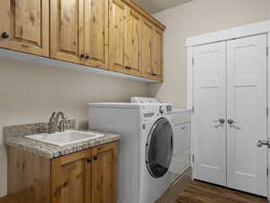 Laundry room.