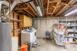 Laundry and storage room